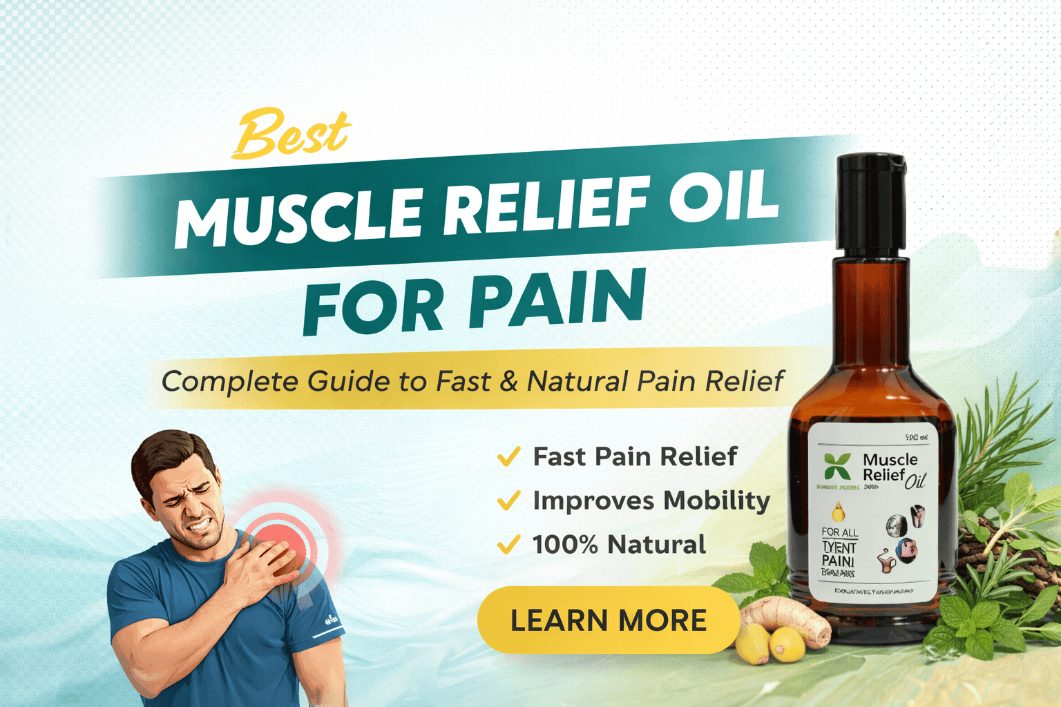 Best Muscle Relief Oil for Pain – Complete Guide to Fast & Natural Pain Relief